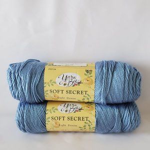 2 New Yarn Bee Soft Secret- Light Denim